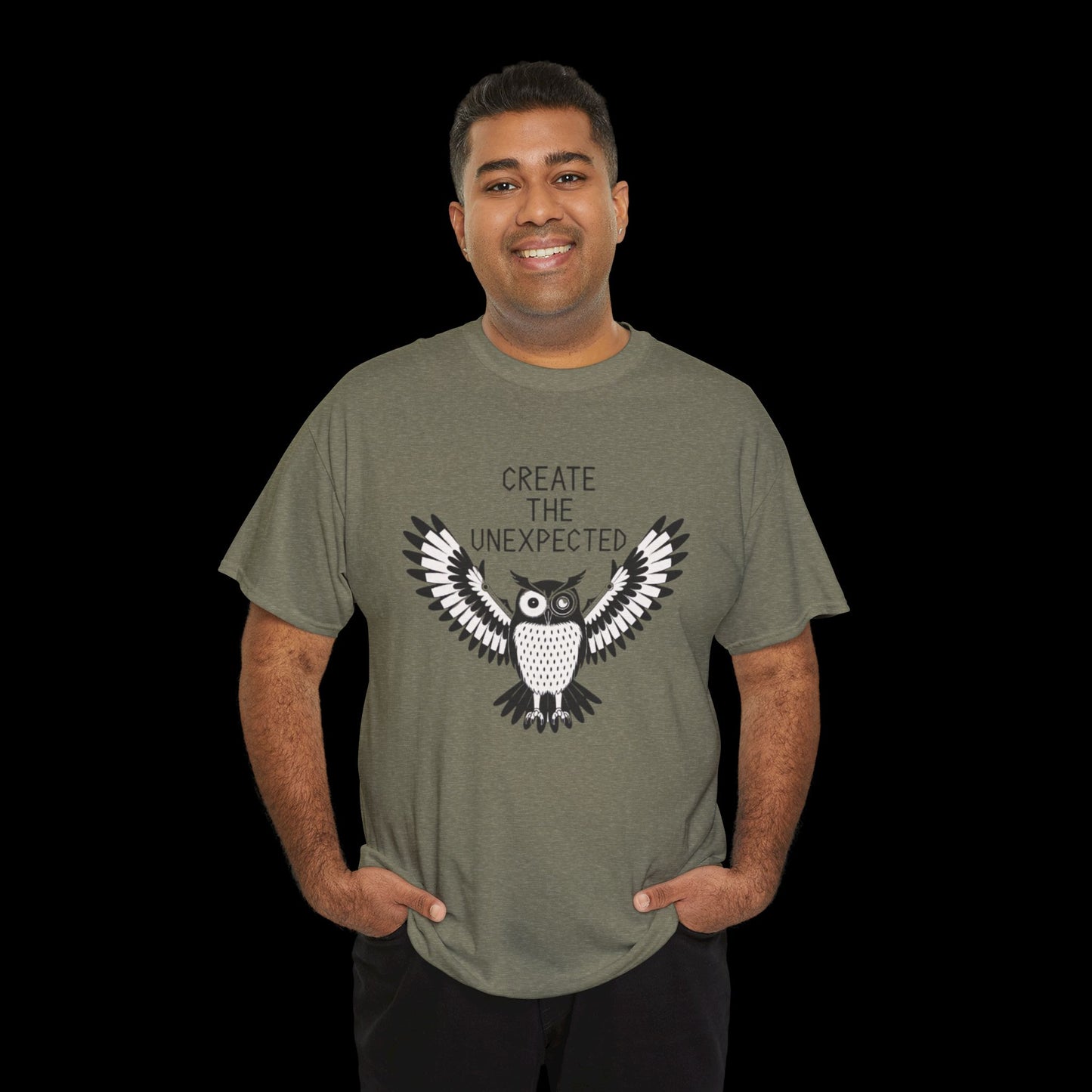 Owl Unisex Tee - 'Created the Unexpected' Design