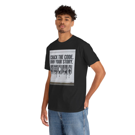 T-Shirt - Code Bar Crack Design