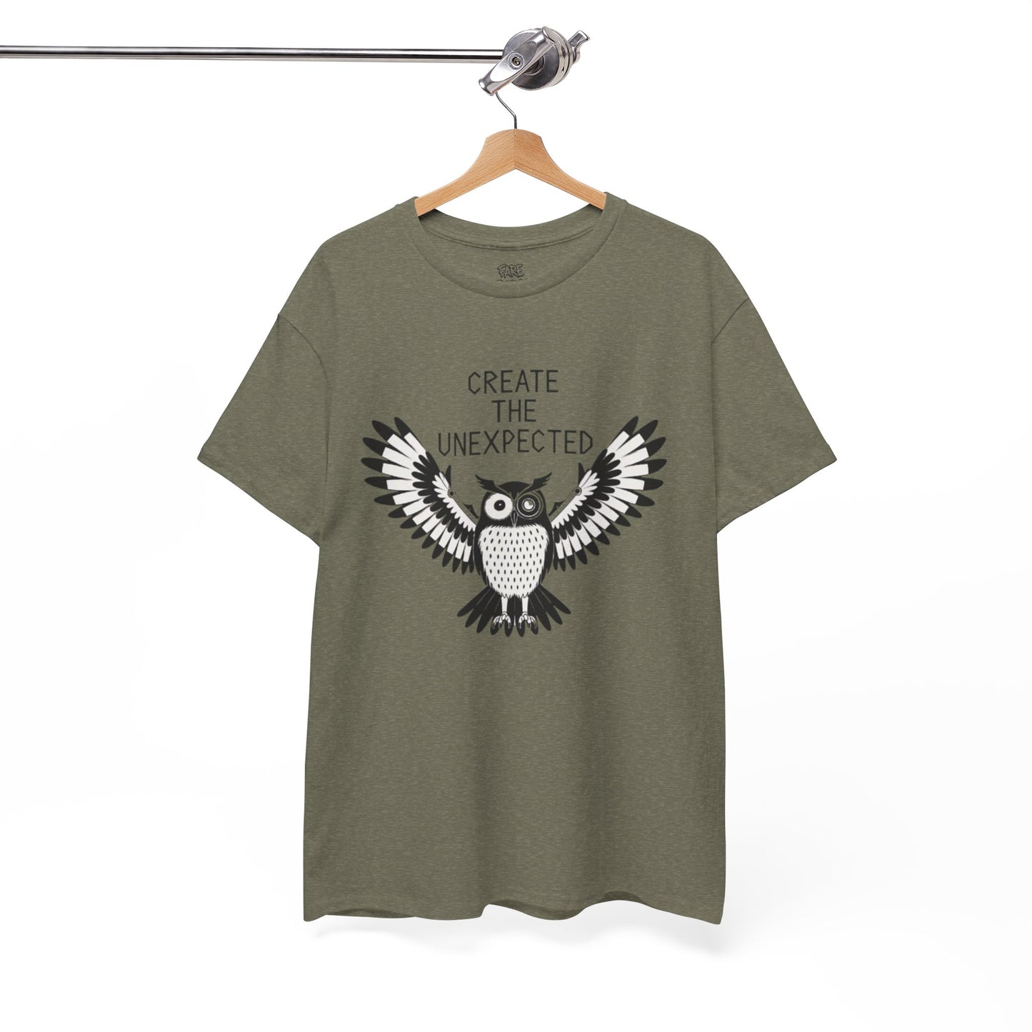 Owl Unisex Tee - 'Created the Unexpected' Design