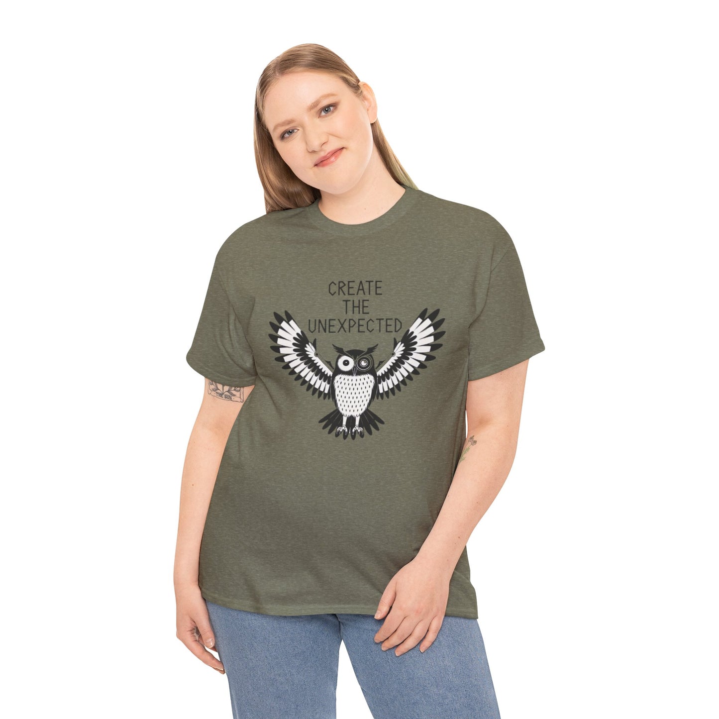Owl Unisex Tee - 'Created the Unexpected' Design