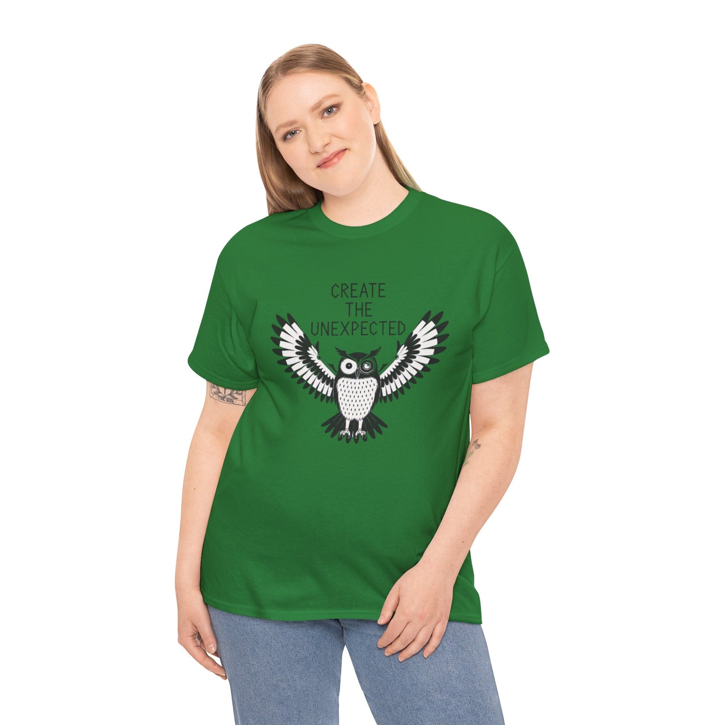 Owl Unisex Tee - 'Created the Unexpected' Design