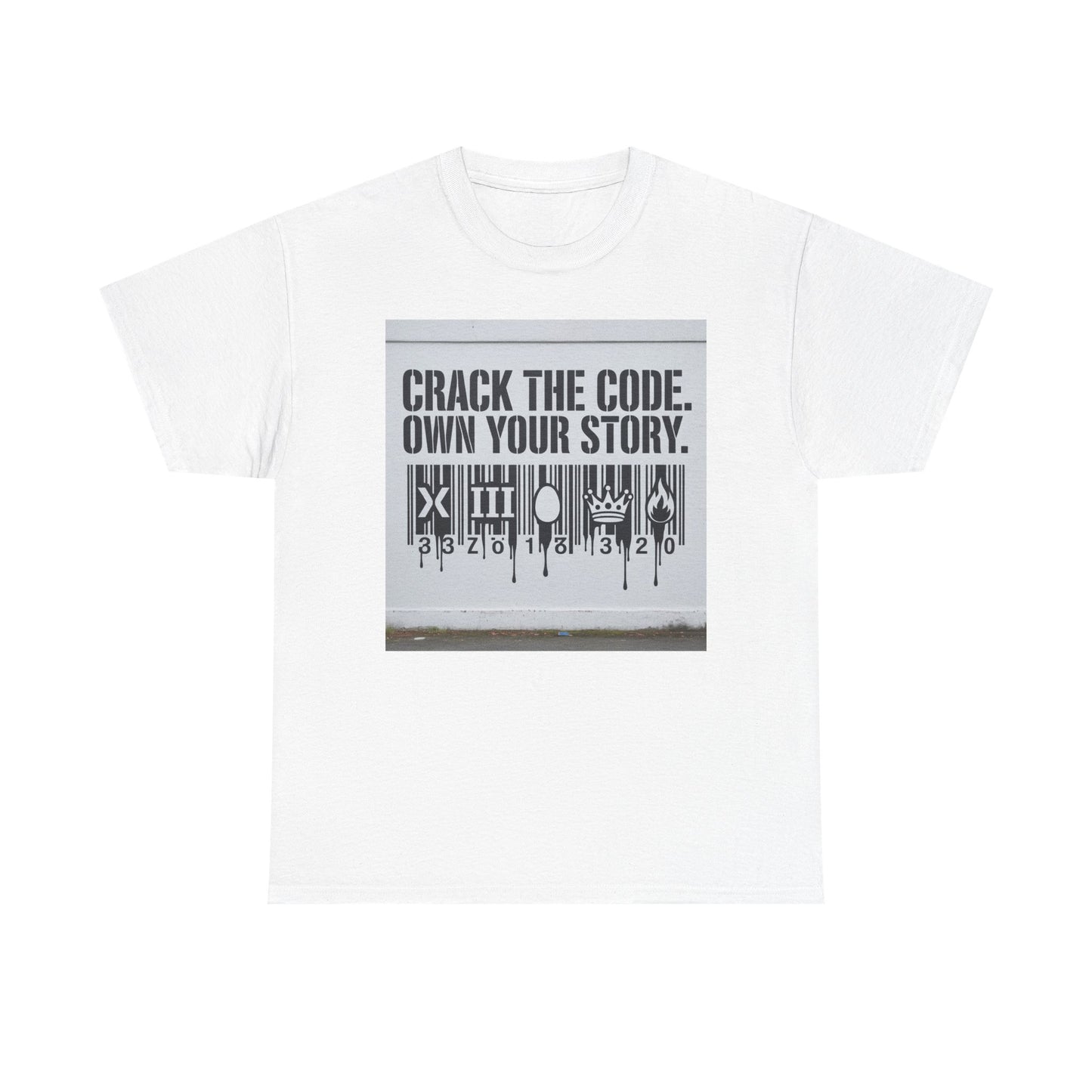 T-Shirt - Code Bar Crack Design