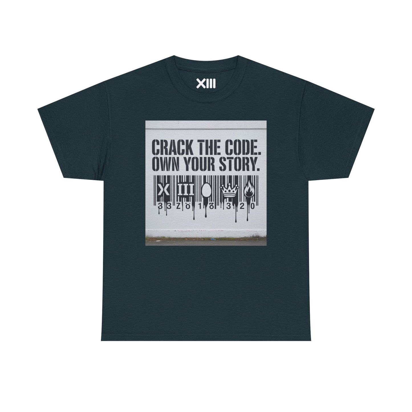 T-Shirt - Code Bar Crack Design