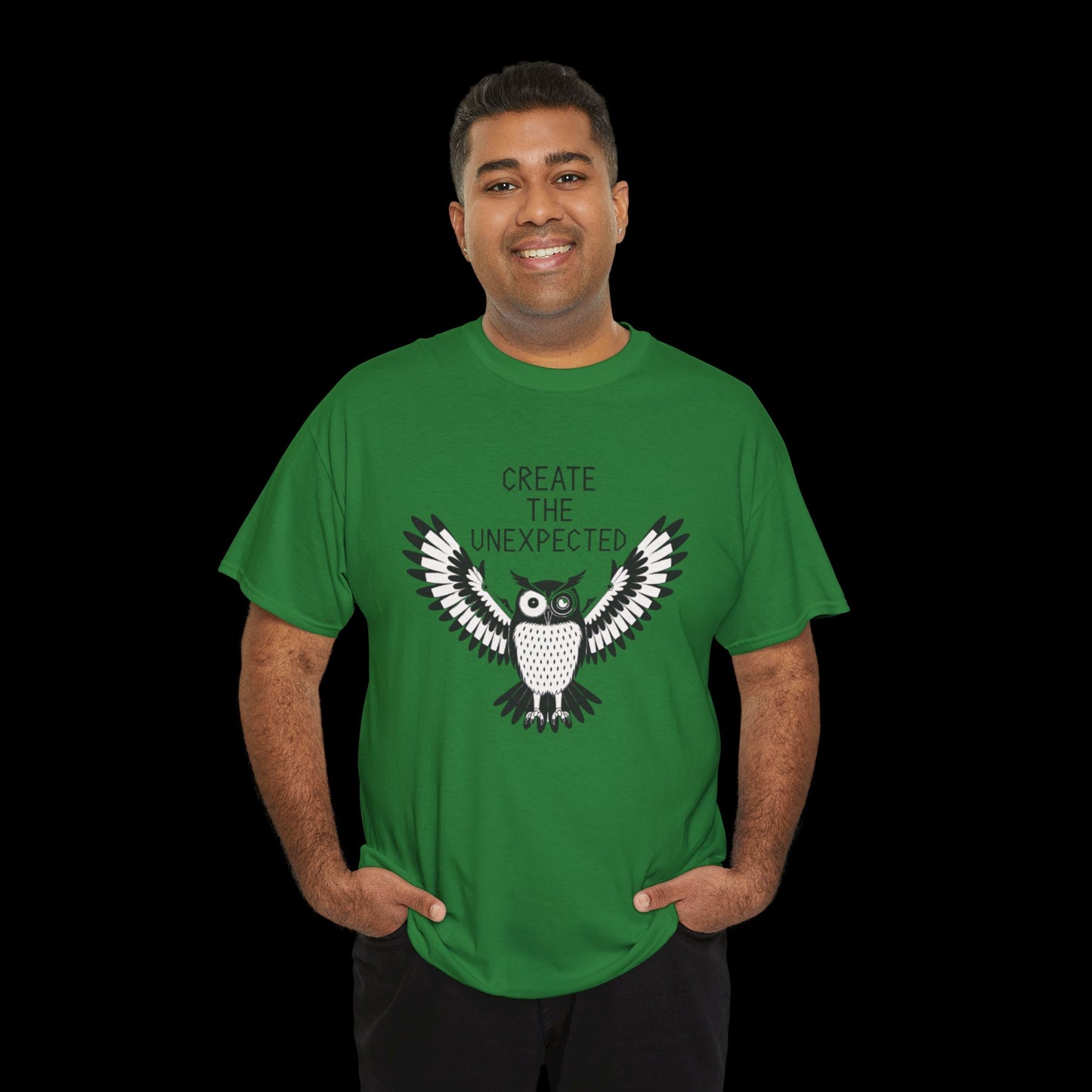 Owl Unisex Tee - 'Created the Unexpected' Design
