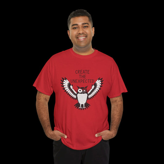 Owl Unisex Tee - 'Created the Unexpected' Design