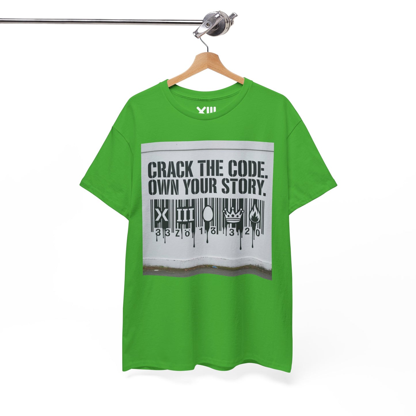 T-Shirt - Code Bar Crack Design