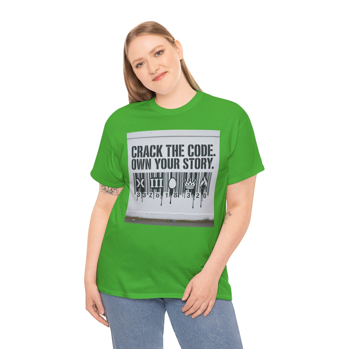 T-Shirt - Code Bar Crack Design